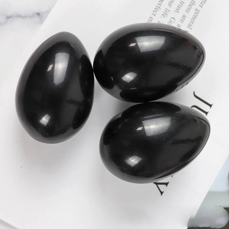 Natural Jade Crystal Obsidian Pussy Egg