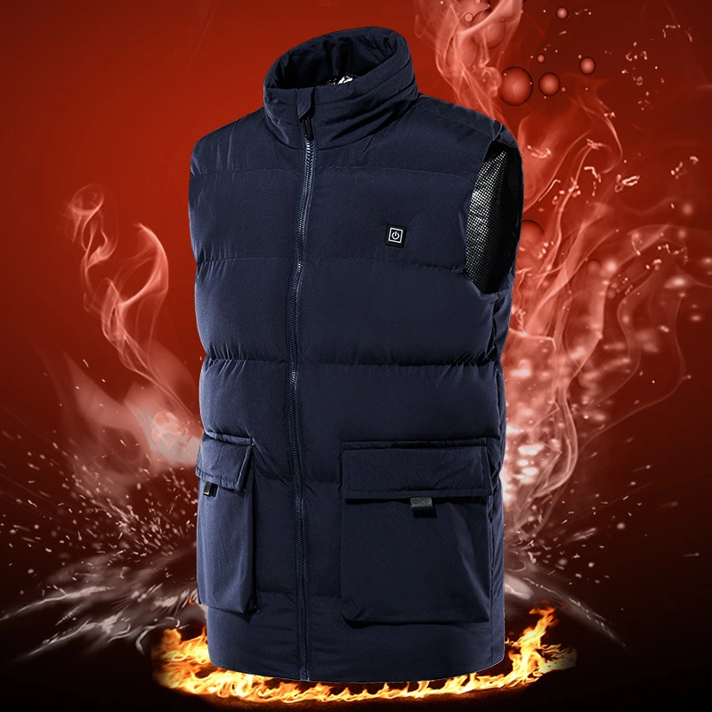 Smart Heating Vest USB Charging Large Size Heating Vest Warm Cotton Coat