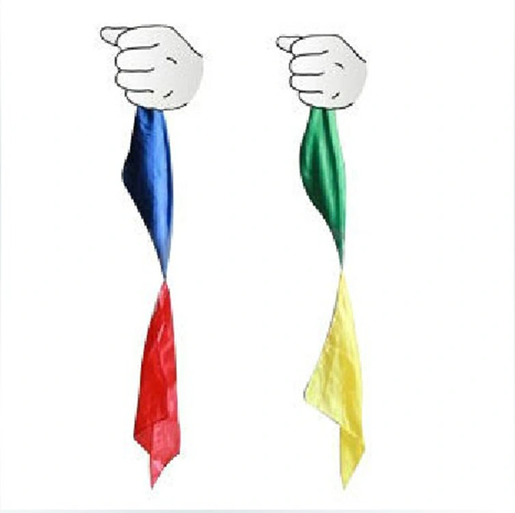 Prank Props Magician Tools Four-color Silk Scarf