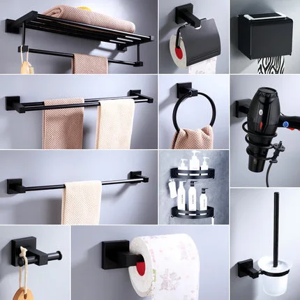 Hole-free Bathroom Rack Wall Hanging