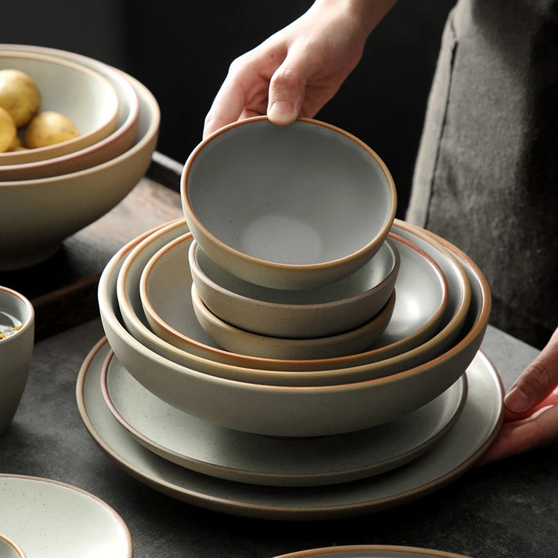 Japanese Ceramic Plate, Dish Plate And Tableware Set