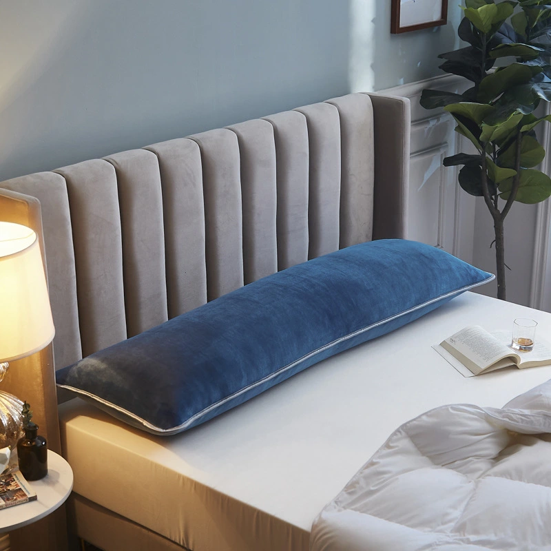 Winter Thickened Double Pillowcase Coral Velvet