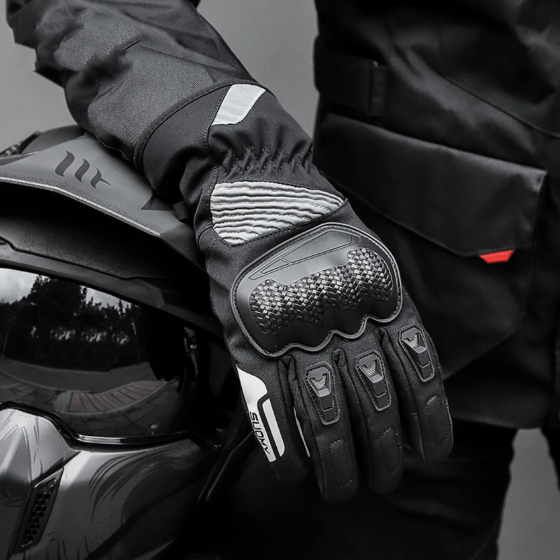 Motorcycle Winter Waterproof And Warm Riding Gloves