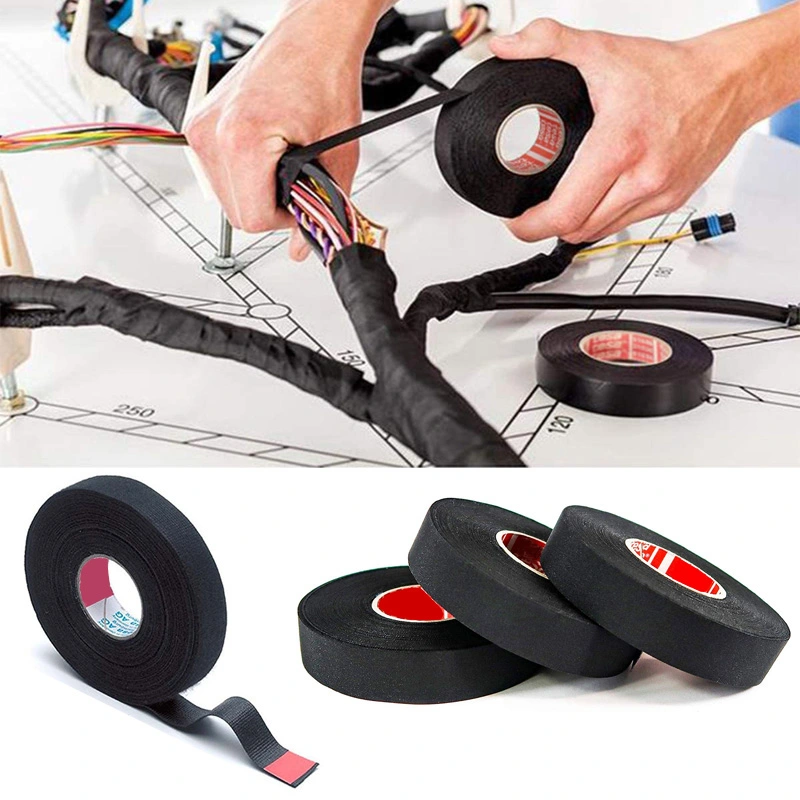 Flame-retardant And Temperature-resistant Velvet Wiring Harness Flocking Adhesive Tape