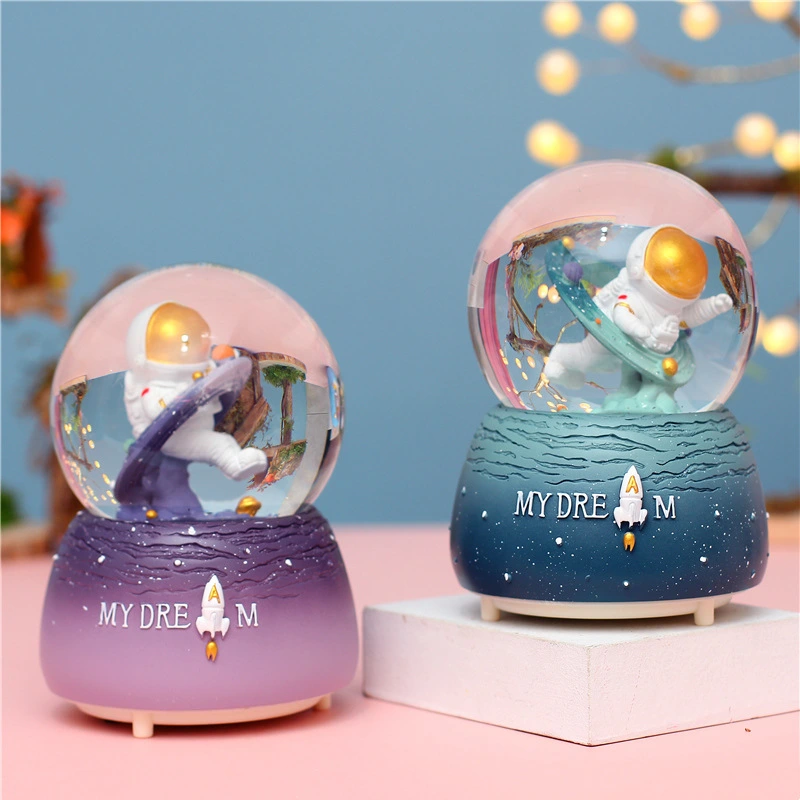 Crystal Ball Night Light Desk Bedroom Decoration