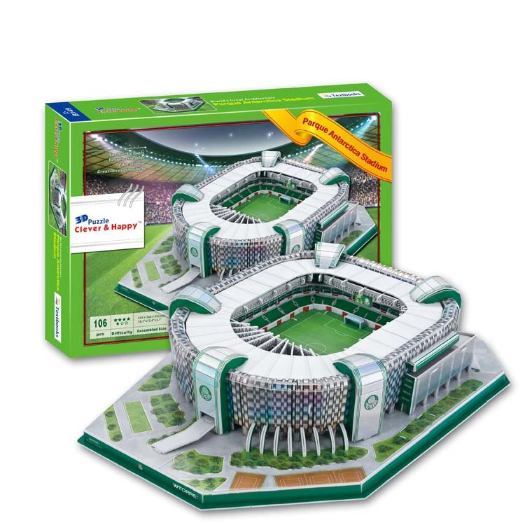 3d Adult Puzzle Antarctica Park Stadium Model