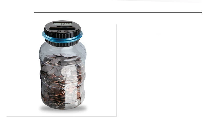 Large Bucket For Household Counting Piggy Bank