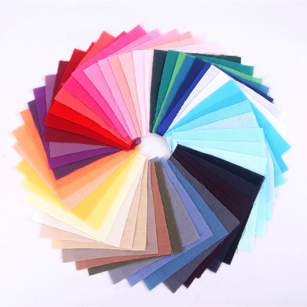 DIY Handmade Pure Pigment Color Cloth Patchwork