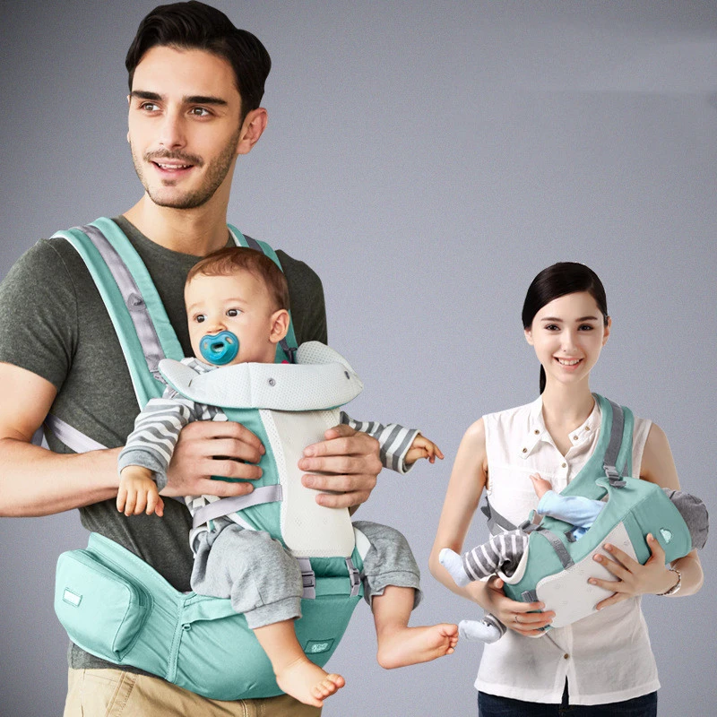 Breathable Waist Stool With Baby Shoulder Sling