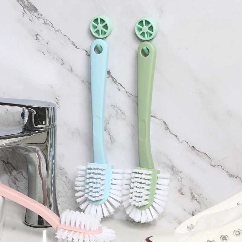 Multi Faced Long Handled Soft Bristled Shoe Brush