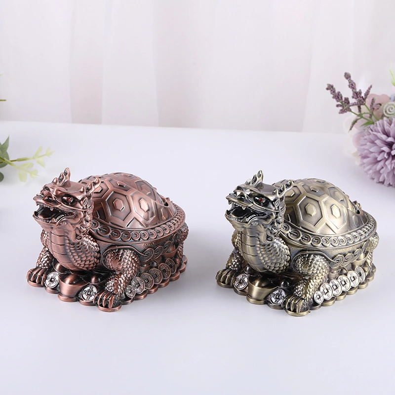 Tortoise Shape Retro Ashtray Creative Zinc Alloy