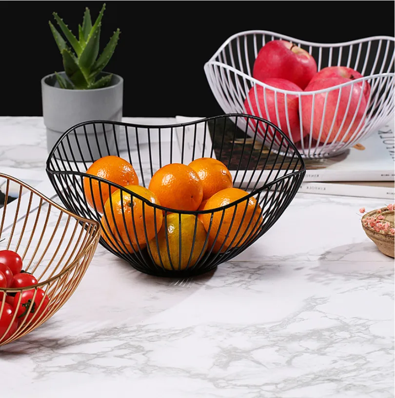 Creative And Simple Fruit Tray Home Desktop Storage Basket