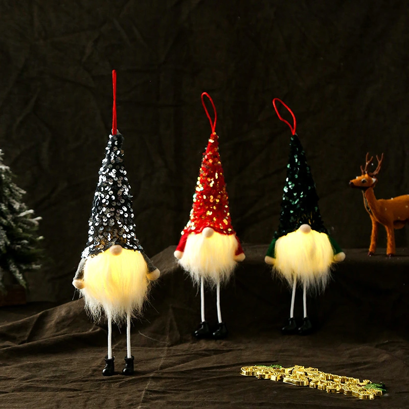 Long Legs Faceless  Illuminated Doll Ornaments