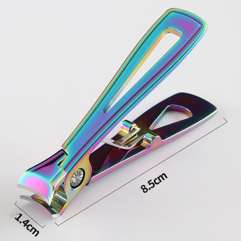 Large Opening Nail Clippers Stainless Steel Single