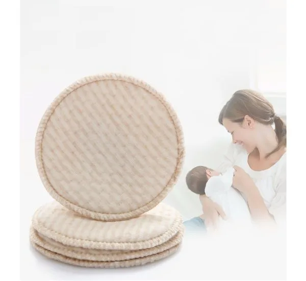 Micai Cotton Breast Pads Washable And Absorbent 4 Pieces