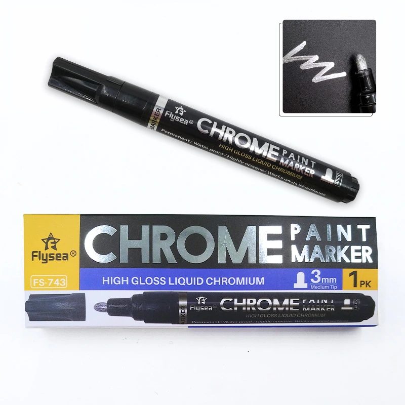 Mirror Reflective Paint Pen Chrome Plating