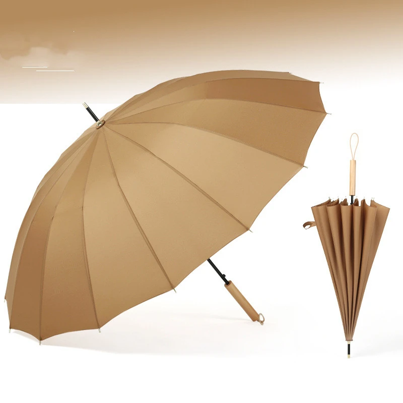 Fashionable Chinese Style Long Handle Umbrella Retro Art