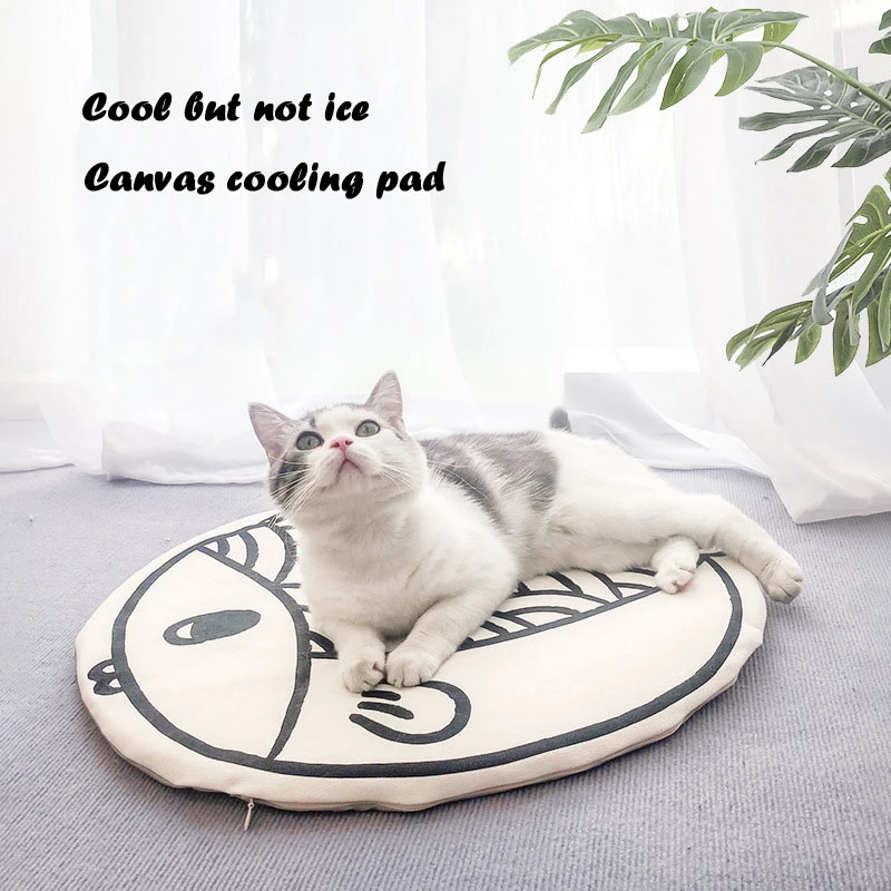 Cartoon Fish Cooling Mat Koi Pattern Pet Mat