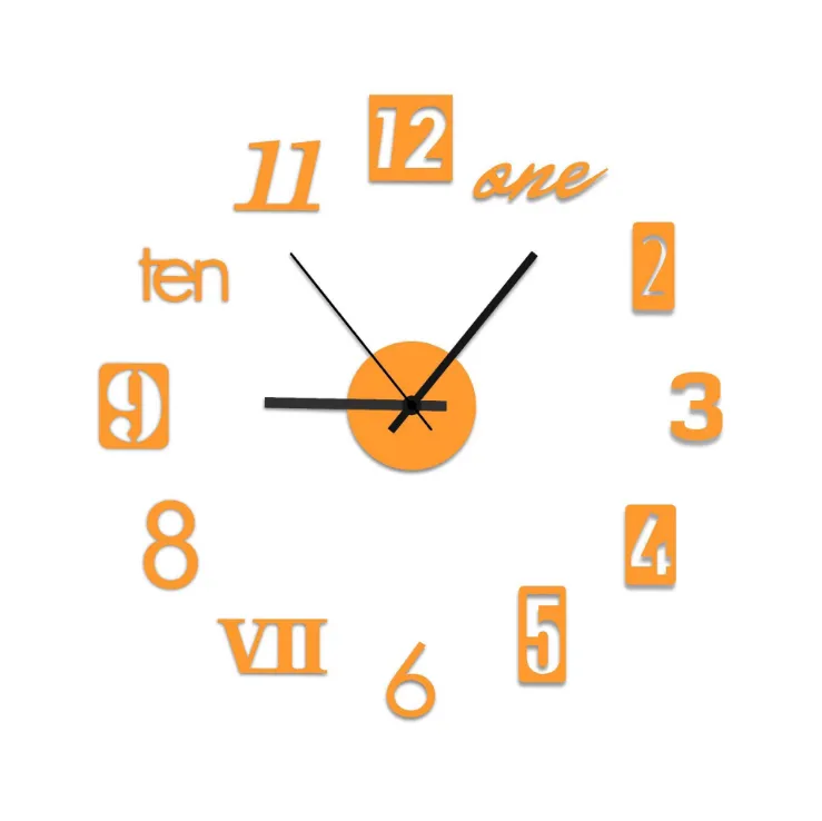 Fashionable Home Punch-free Clock Modern And Simple Atmosphere