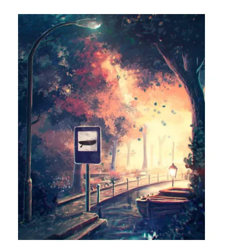 5D DIY Diamond Painting Beautiful Fantasy Landscape