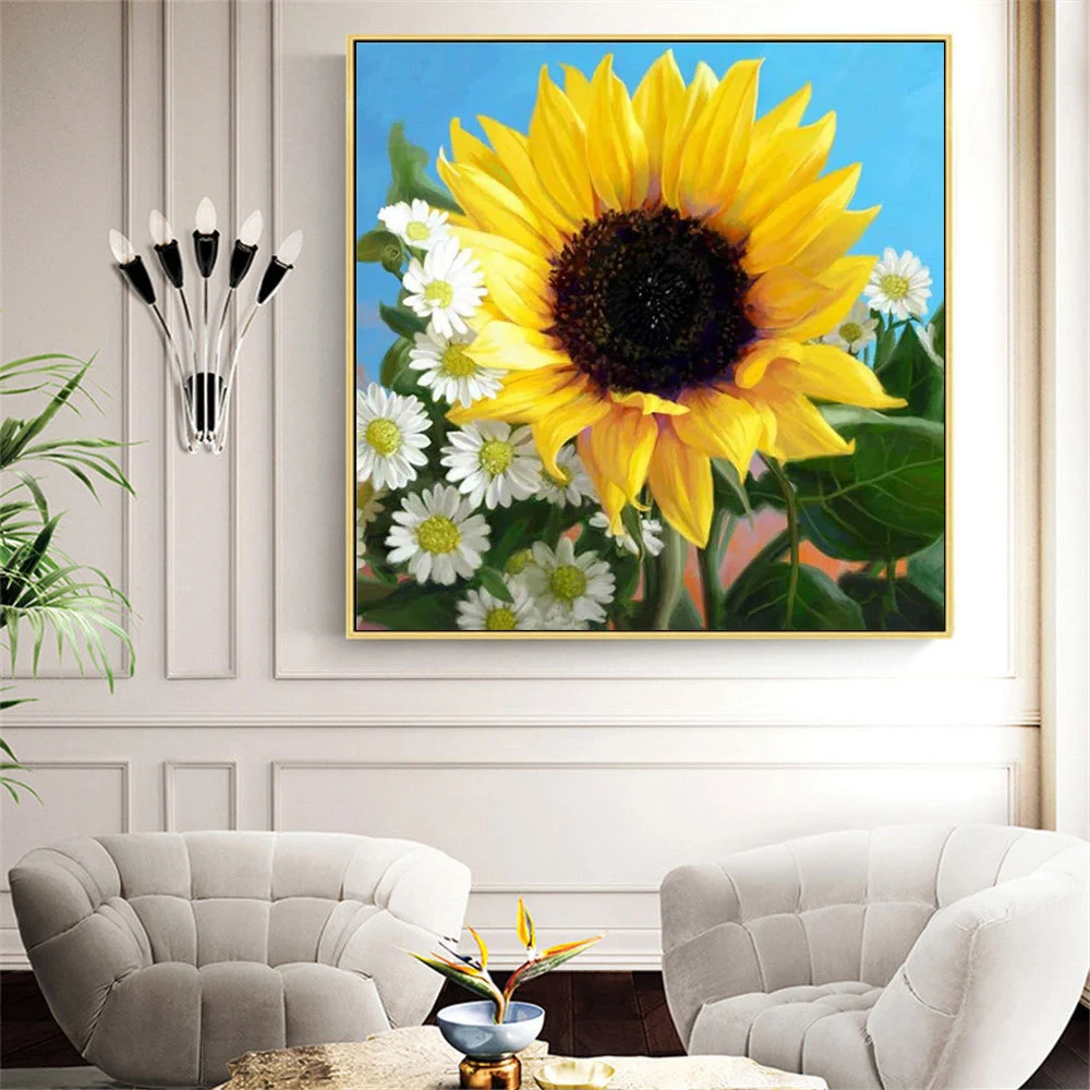 Fashion Diamond Painting Sunflower Mosaic Needlework