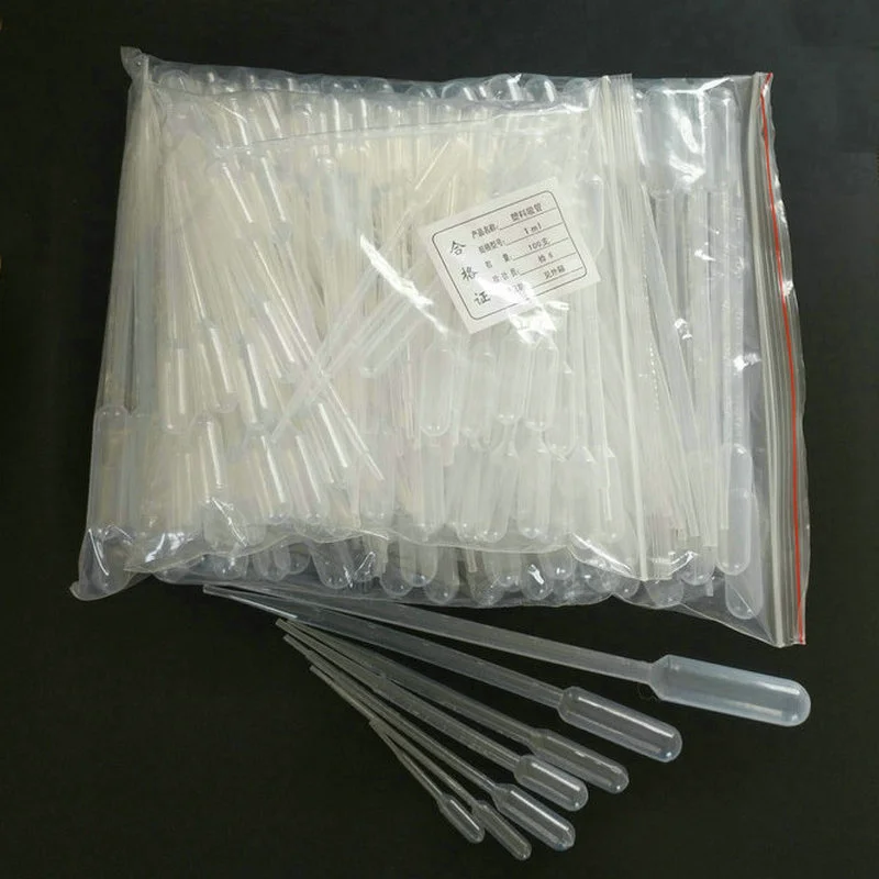 Plastic Dropper Pasteur Pipette Urine Pipette 100 Pcs 1 Pack