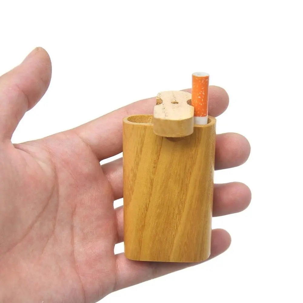 New Style Wooden Pipe Box Set Two In One Short