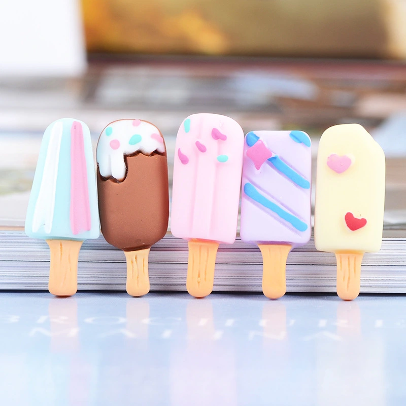 Resin Painted Ice Cream Jewelry Accessories