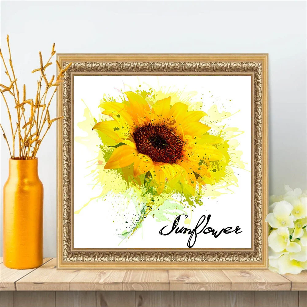 Fashion Diamond Painting Sunflower Mosaic Needlework