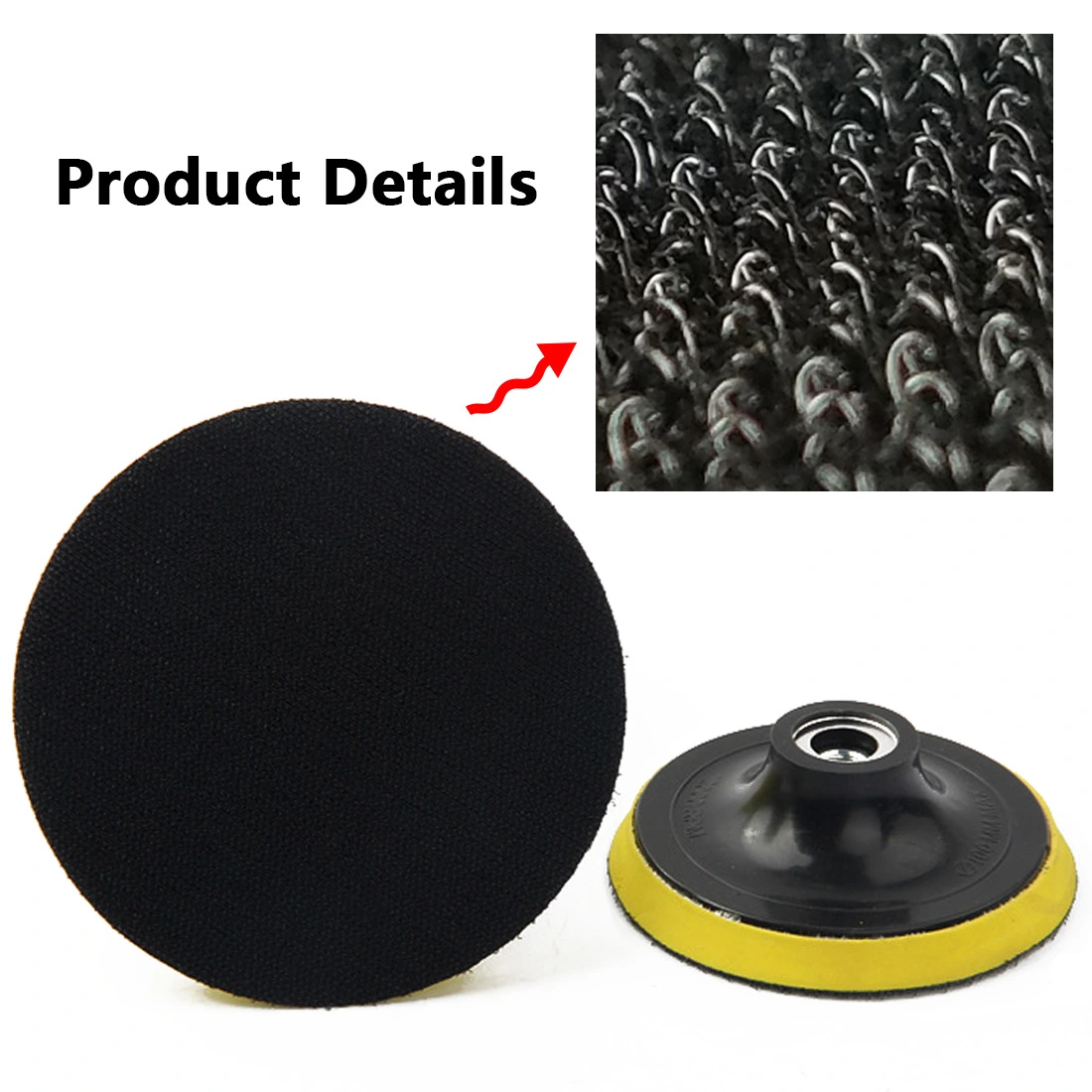 Self-adhesive Sticky Disc Flocking Sandpaper Polishing Disc