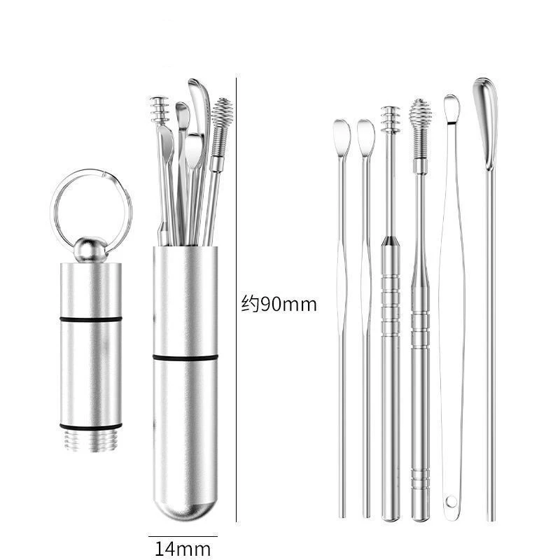Stainless Steel Ear Pick Set Ear Picking Tool