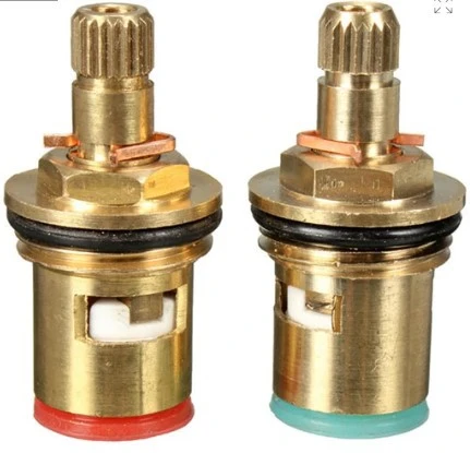 Copper Faucet Spool Threaded Head