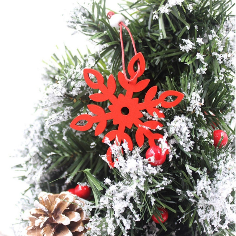 Wooden Christmas Snowflake Decoration Crafts Listing