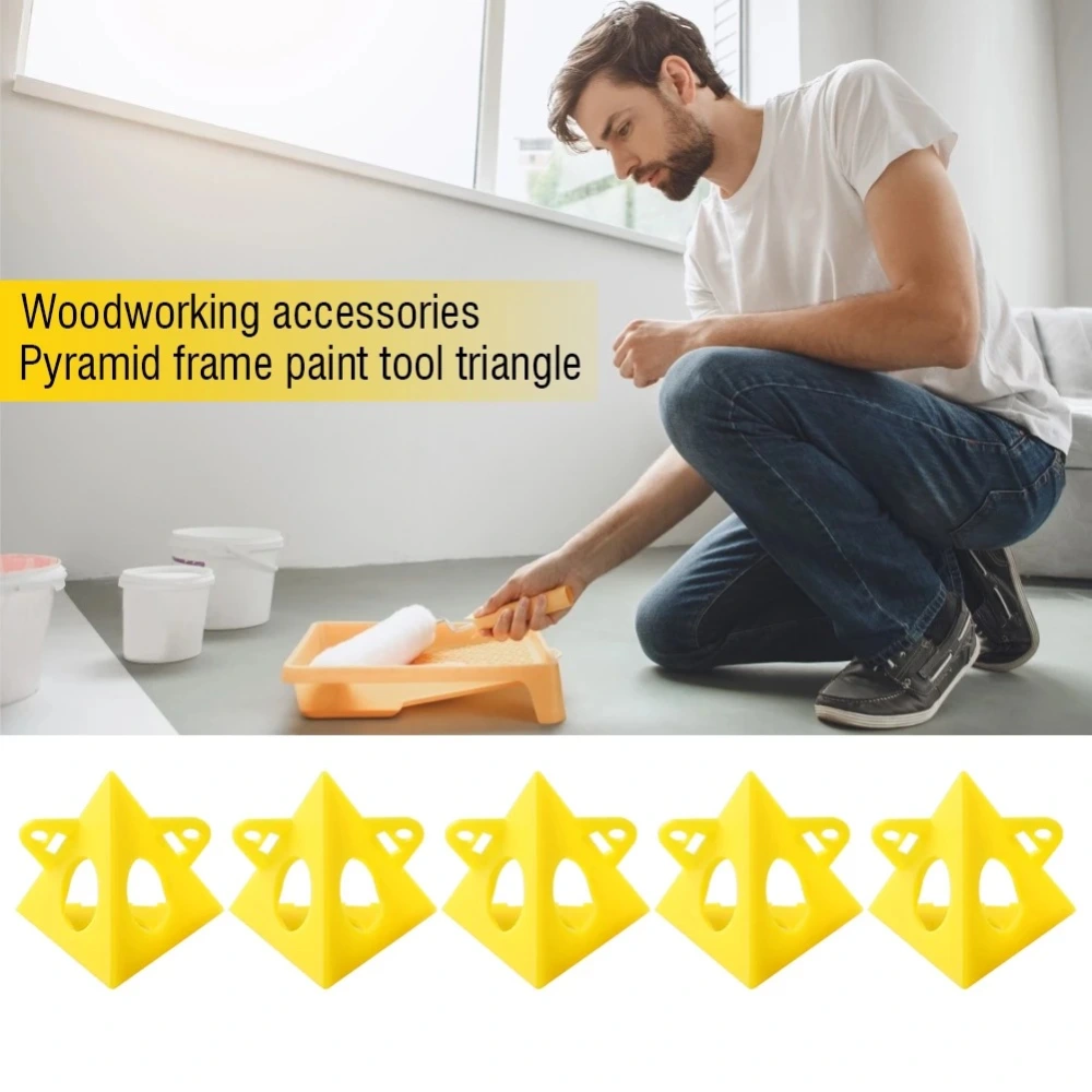 Portable Pyramid Stand Set Triangle Paint Pad