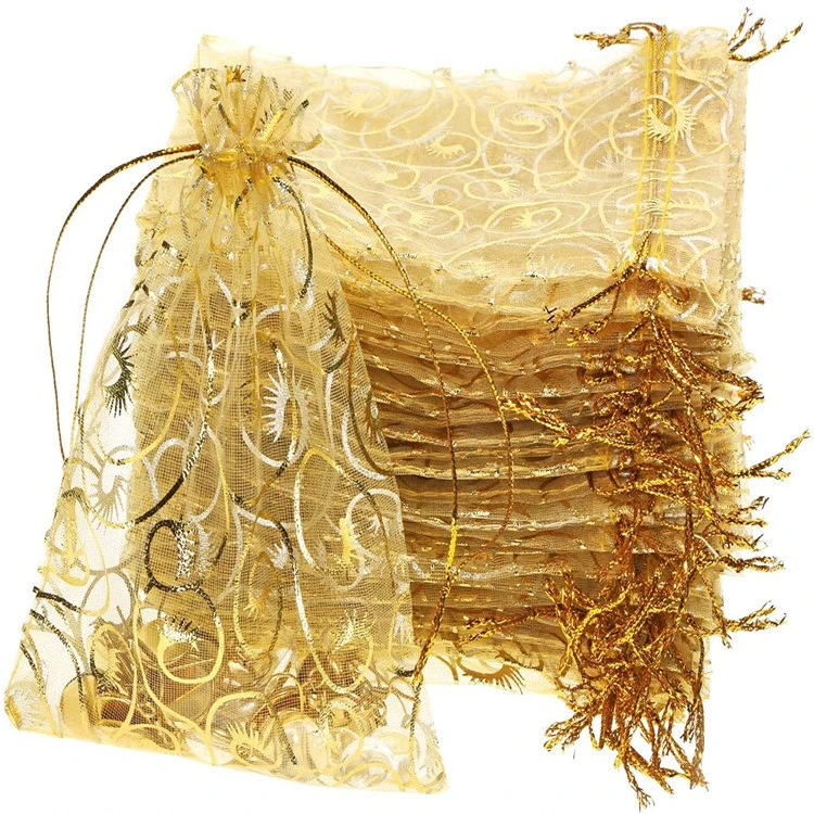 9x12 Bronzing Eyelash Mesh Packaging Bag