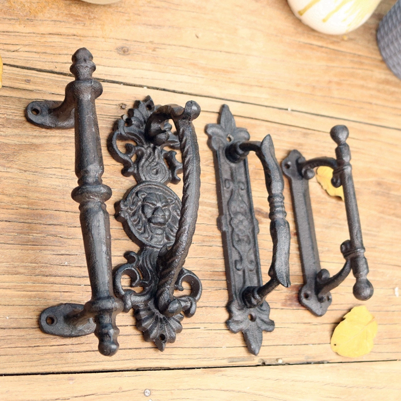 Chinese Style Creative Personality Cast Iron Craft Door Handle