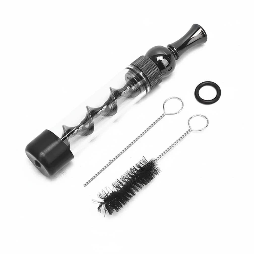 Spiral Pipe T5 Universal Mouth Dry Burning Atomizer