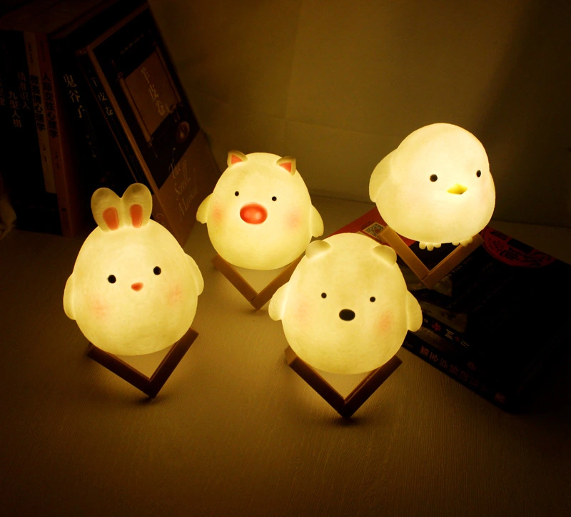 Led Night Light Rabbit Cartoon Ins Creative Children's Luminous Toy