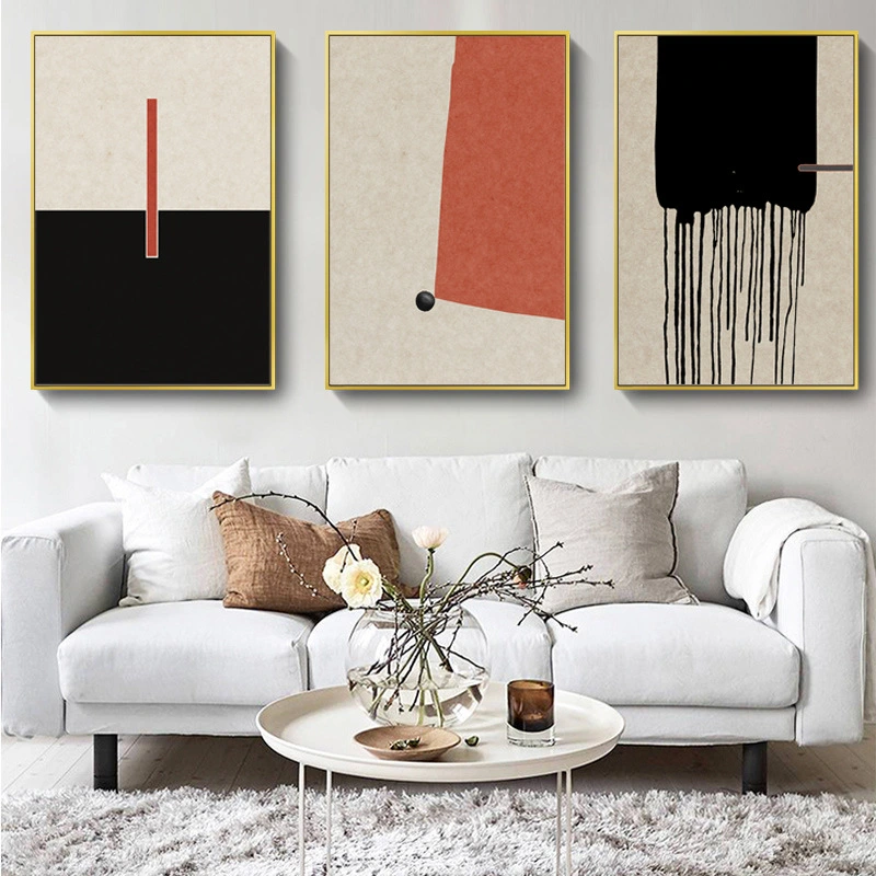 Inkjet Hotel Apartment Modern Minimalist Nordic Paintings