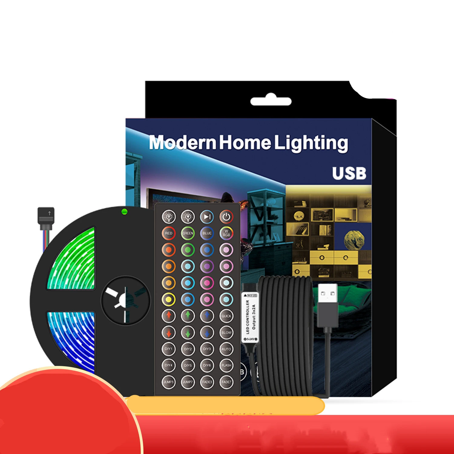 TV Background Light With 5VRGB Set Light Bar