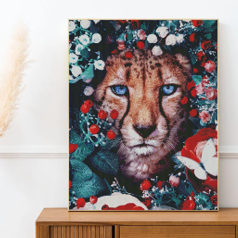 Diamond Painting Kit Color Flower Animal Cat