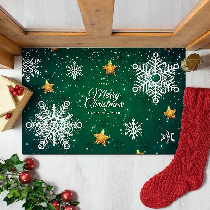 Christmas Theme Carpet Cartoon Decoration Bathroom Floor Mat