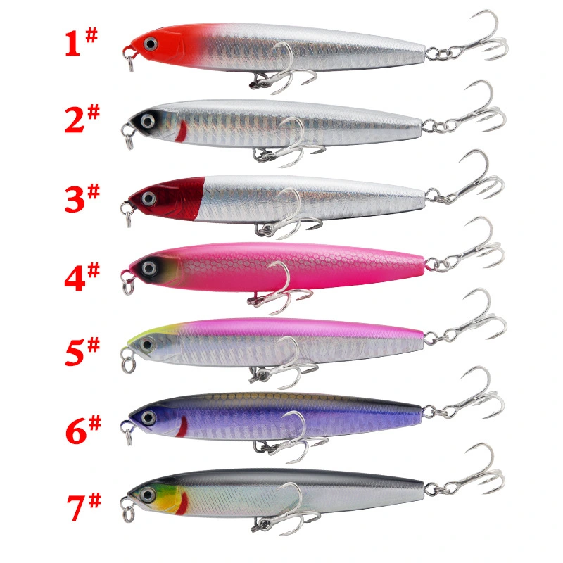 Flying Ghost Pencil Lure Blood Tank Hook Fake Bait