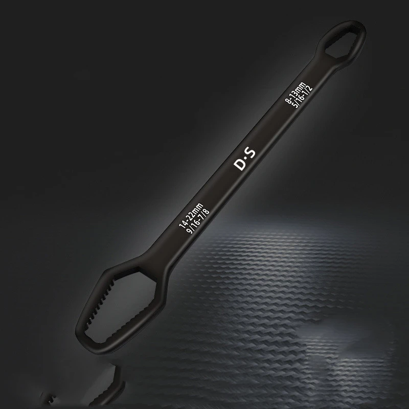 Torx Wrench Double-Head Self-Tightening Adjustable Glasses Wrench 8-22Mm Board Two-End Special-Shaped Multi-Purpose Multi-Function