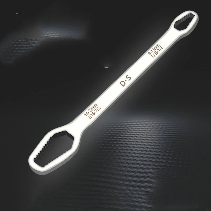 Torx Wrench Double-Head Self-Tightening Adjustable Glasses Wrench 8-22Mm Board Two-End Special-Shaped Multi-Purpose Multi-Function