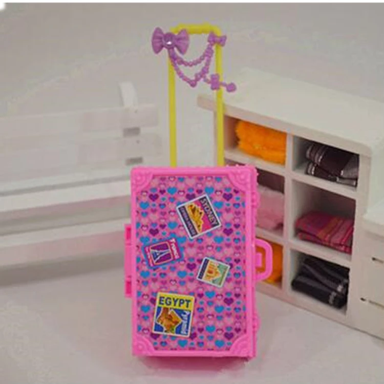 Children's Princess Toy Doll Accessories Suitcase