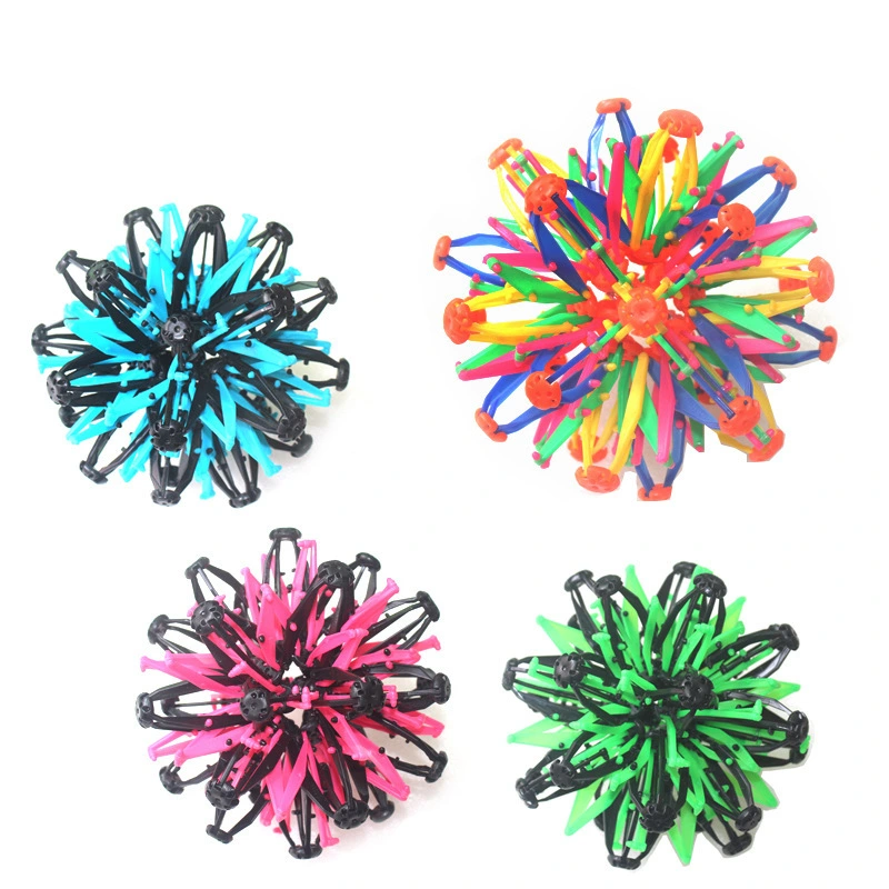 Color Large Telescopic Ball Magic Throwing Plastic Ball