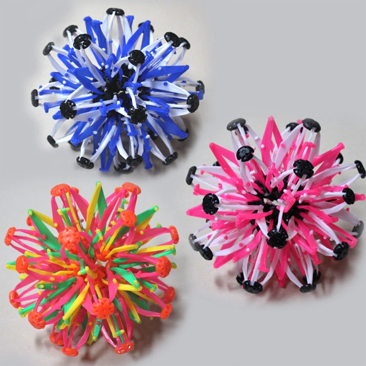 Color Large Telescopic Ball Magic Throwing Plastic Ball