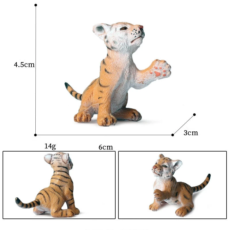 Children's Cognitive Simulation Animal Model Static Decoration Toy