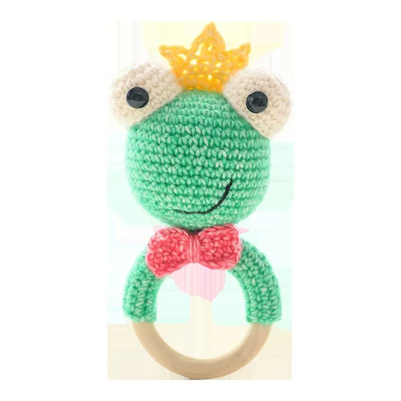 Wool Hand-knitted Baby Rattle Crochet Diy Material Package